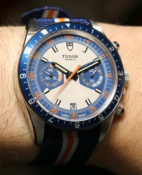 tudor heritage chronograph blue